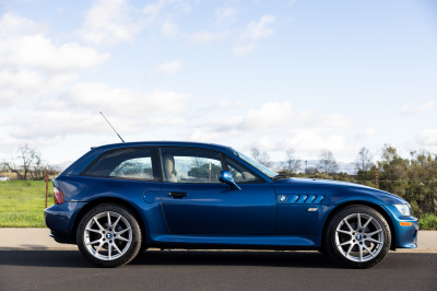 2000 BMW Z3 Coupe in Topaz Blue Metallic over E36 Sand Beige
