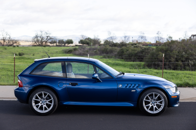 2000 BMW Z3 Coupe in Topaz Blue Metallic over E36 Sand Beige