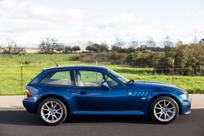 2000 BMW Z3 Coupe in Topaz Blue Metallic over E36 Sand Beige