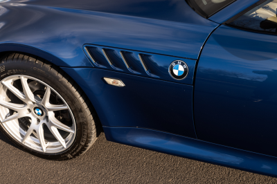 2000 BMW Z3 Coupe in Topaz Blue Metallic over E36 Sand Beige