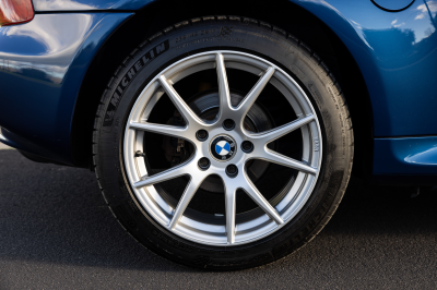 2000 BMW Z3 Coupe in Topaz Blue Metallic over E36 Sand Beige