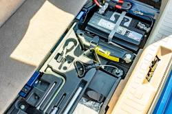 2000 BMW Z3 Coupe in Topaz Blue Metallic over E36 Sand Beige