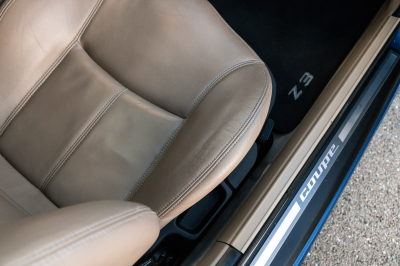 2000 BMW Z3 Coupe in Topaz Blue Metallic over E36 Sand Beige