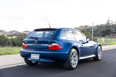 2000 BMW Z3 Coupe in Topaz Blue Metallic over E36 Sand Beige