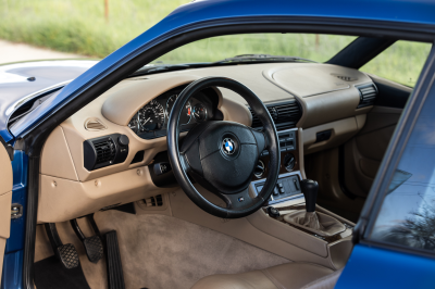 2000 BMW Z3 Coupe in Topaz Blue Metallic over E36 Sand Beige