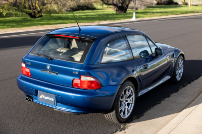 2000 BMW Z3 Coupe in Topaz Blue Metallic over E36 Sand Beige