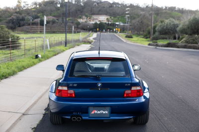 2000 BMW Z3 Coupe in Topaz Blue Metallic over E36 Sand Beige