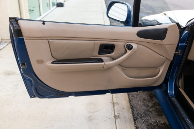 2000 BMW Z3 Coupe in Topaz Blue Metallic over E36 Sand Beige