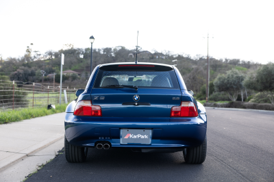 2000 BMW Z3 Coupe in Topaz Blue Metallic over E36 Sand Beige