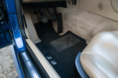 2000 BMW Z3 Coupe in Topaz Blue Metallic over E36 Sand Beige