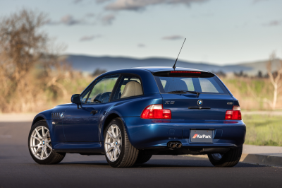 2000 BMW Z3 Coupe in Topaz Blue Metallic over E36 Sand Beige