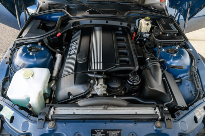 2000 BMW Z3 Coupe in Topaz Blue Metallic over E36 Sand Beige