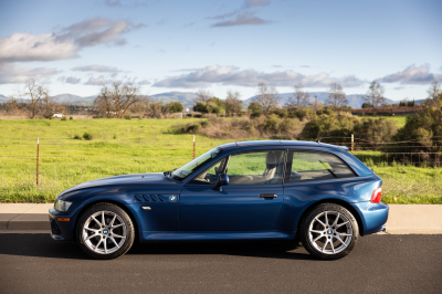 2000 BMW Z3 Coupe in Topaz Blue Metallic over E36 Sand Beige
