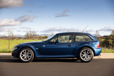 2000 BMW Z3 Coupe in Topaz Blue Metallic over E36 Sand Beige
