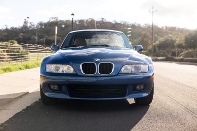 2000 BMW Z3 Coupe in Topaz Blue Metallic over E36 Sand Beige