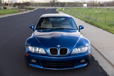 2000 BMW Z3 Coupe in Topaz Blue Metallic over E36 Sand Beige