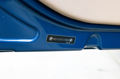 2000 BMW Z3 Coupe in Topaz Blue Metallic over E36 Sand Beige