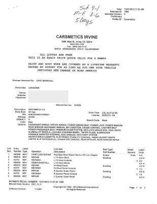 2000 BMW Z3 Coupe in Topaz Blue Metallic over E36 Sand Beige