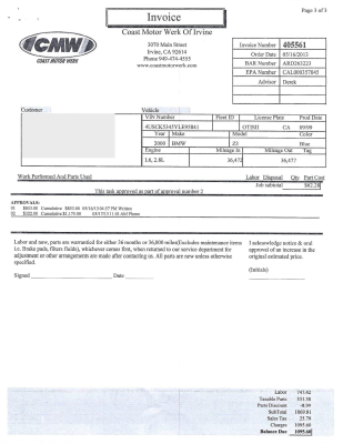 2000 BMW Z3 Coupe in Topaz Blue Metallic over E36 Sand Beige