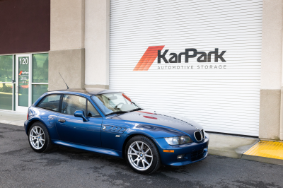 2000 BMW Z3 Coupe in Topaz Blue Metallic over E36 Sand Beige