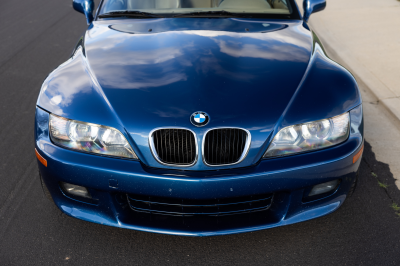 2000 BMW Z3 Coupe in Topaz Blue Metallic over E36 Sand Beige