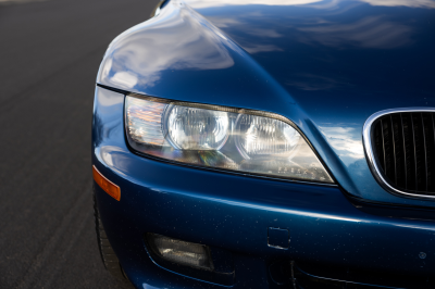 2000 BMW Z3 Coupe in Topaz Blue Metallic over E36 Sand Beige