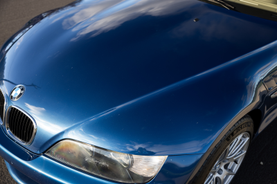 2000 BMW Z3 Coupe in Topaz Blue Metallic over E36 Sand Beige