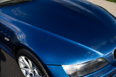 2000 BMW Z3 Coupe in Topaz Blue Metallic over E36 Sand Beige