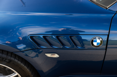 2000 BMW Z3 Coupe in Topaz Blue Metallic over E36 Sand Beige