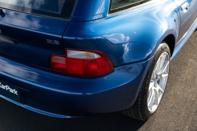 2000 BMW Z3 Coupe in Topaz Blue Metallic over E36 Sand Beige