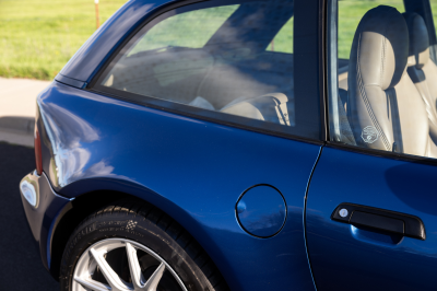 2000 BMW Z3 Coupe in Topaz Blue Metallic over E36 Sand Beige