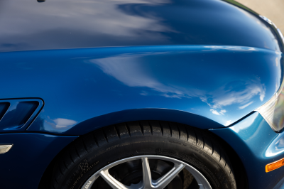 2000 BMW Z3 Coupe in Topaz Blue Metallic over E36 Sand Beige