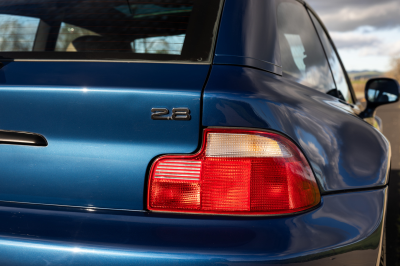2000 BMW Z3 Coupe in Topaz Blue Metallic over E36 Sand Beige