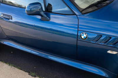 2000 BMW Z3 Coupe in Topaz Blue Metallic over E36 Sand Beige