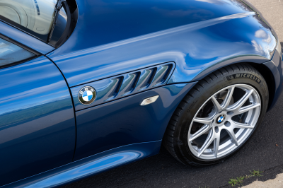 2000 BMW Z3 Coupe in Topaz Blue Metallic over E36 Sand Beige