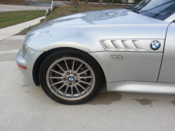 2000 BMW Z3 Coupe in Titanium Silver Metallic over Black