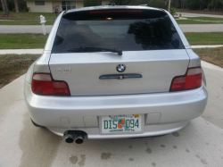 2000 BMW Z3 Coupe in Titanium Silver Metallic over Black