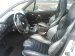 2000 BMW Z3 Coupe in Titanium Silver Metallic over Black