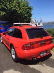 2000 BMW Z3 Coupe in Hell Red 2 over E36 Sand Beige