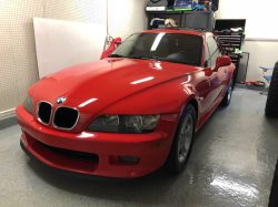 2000 BMW Z3 Coupe in Hell Red 2 over Walnut