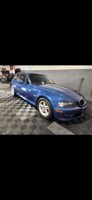 2000 BMW Z3 Coupe in Topaz Blue Metallic over Black