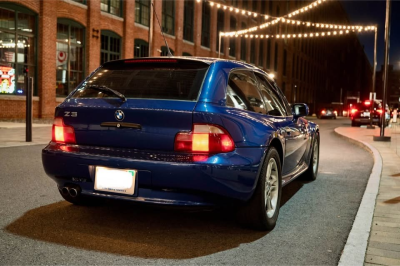 2000 BMW Z3 Coupe in Topaz Blue Metallic over Black