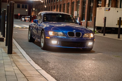 2000 BMW Z3 Coupe in Topaz Blue Metallic over Black
