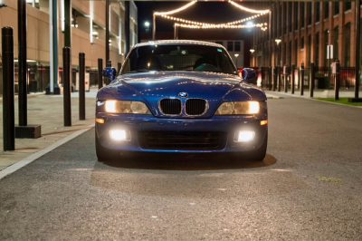 2000 BMW Z3 Coupe in Topaz Blue Metallic over Black