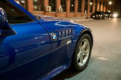 2000 BMW Z3 Coupe in Topaz Blue Metallic over Black