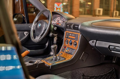 2000 BMW Z3 Coupe in Topaz Blue Metallic over Black