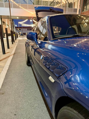 2000 BMW Z3 Coupe in Topaz Blue Metallic over Black