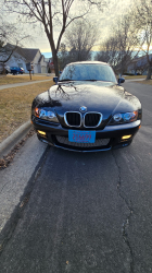 1999 BMW Z3 Coupe in Cosmos Black Metallic over Black