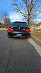 1999 BMW Z3 Coupe in Cosmos Black Metallic over Black