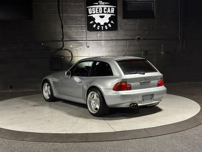 1999 BMW Z3 Coupe in Arctic Silver Metallic over Tanin Red